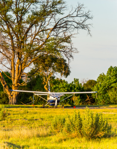 Bush flying Namibia airstrip